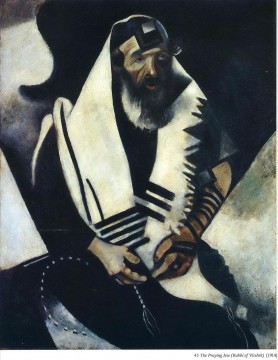  contemporary - The Praying Jew contemporary Marc Chagall